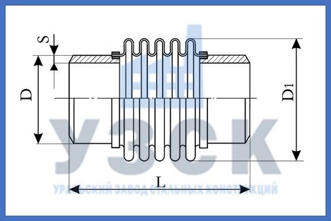 Чертёж компенсатора ОПН в Великом Новгороде